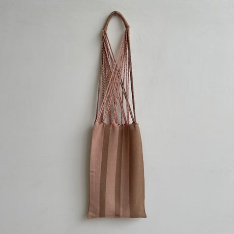 [pips]  Cotton Handwoven Hammock bag / pink