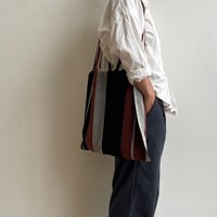 [pips] / Cotton Hand Woven Hammock Bag / Black