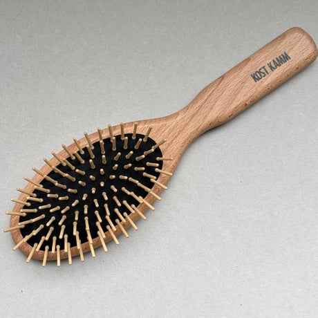 [KOSTKAMM]  Waxed Beech Wood Oval Hair Brush  / 21.5cm / オーバル型ブラシ / 4510