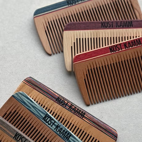 [KOSTKAMM]  Wooden Mini Pocket Comb / 20b