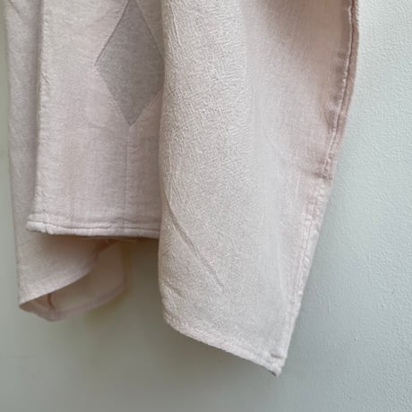 [ pips ] / plainly woven  cotton huipil /  Pink