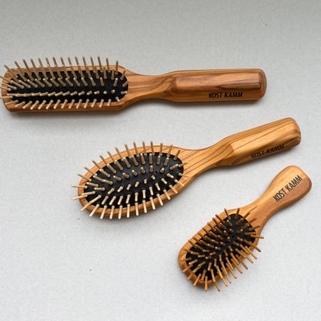 [KOSTKAMM]  Olive Wood Mini Hair Brush / 11.5cm / オリーブウッド  ミニブラシ / 4599