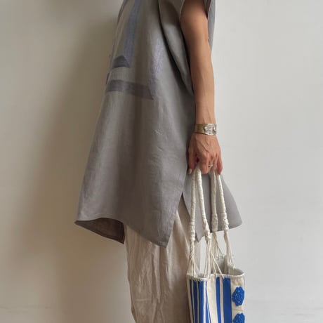 [pips] Linen Hupil Long  / square