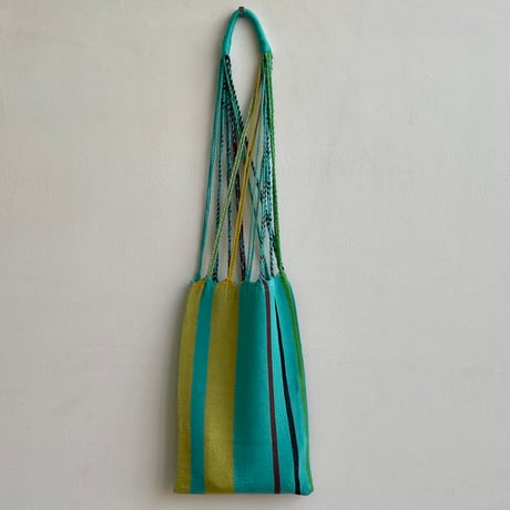 [pips]  Cotton Handwoven Hammock Bag / Green