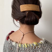 [KOSTKAMM] Natural Wood Hair Clip 10cm/9501