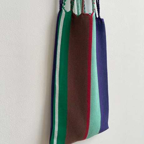 [pips]  Cotton Handwoven Hammock bag / neon