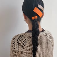 [KOSTKAMM] Natural Wood Hair Clip 8cm /9523