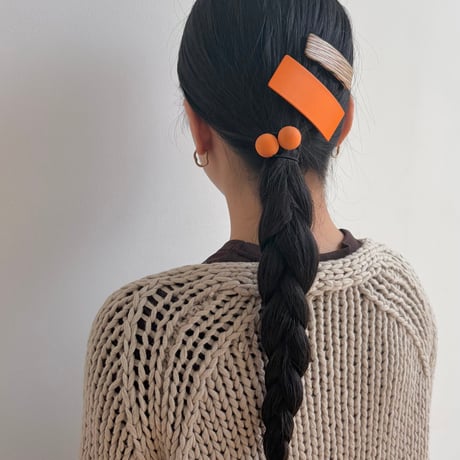 [KOSTKAMM] Natural Wood Hair Clip 8cm /9523