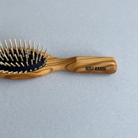 [KOSTKAMM]  Olive Wood Oval Hair Brush / 17.5cm / オリーブウッド  オーバル型ブラシ / 4527