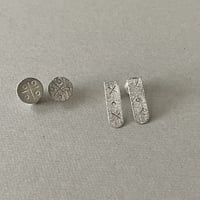 [ishi jewelry]  gonul collection / silver earrings