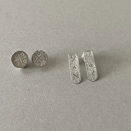 [ishi jewelry]  gonul collection / silver earrings