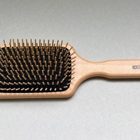 [KOSTKAMM]  Waxed Beech Wood Hair brush / 25.5cm /パドル型ブラシ/4540
