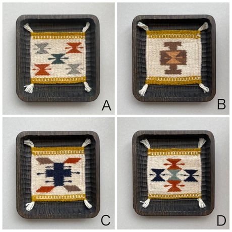 [ARTE ZAPOTECO] Wool Coaster / 12cm x 12cm