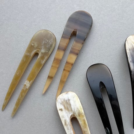 [KOSTKAMM]   Horn Hair Sticks / Short / 9431