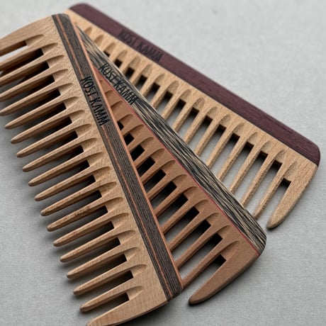 [KOSTKAMM]  Wooden Pocket comb / Ex Wide / 18b