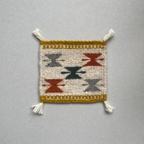 [ARTE ZAPOTECO] Wool Coaster / 12cm x 12cm