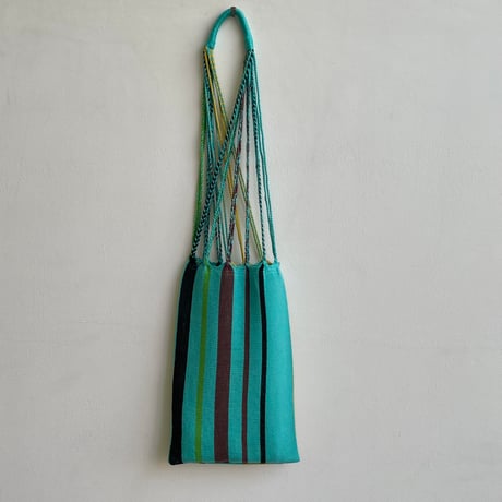 [pips]  Cotton Handwoven Hammock Bag / Green