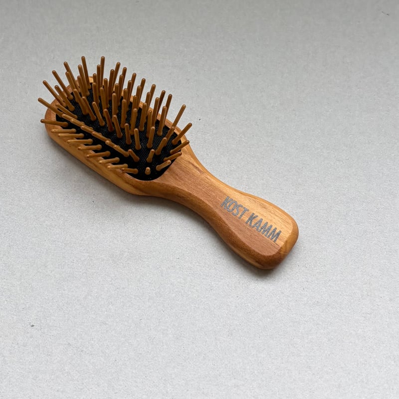 KOSTKAMM] Olive Wood Mini Hair Brush / 11.5cm
