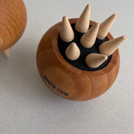 [KOSTKAMM]  Wooden Face Pointed massage ball