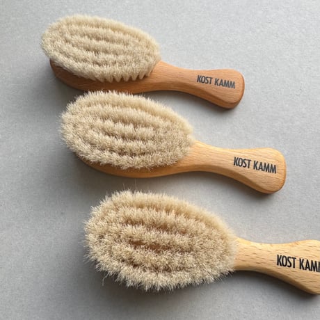 [KOSTKAMM]  Waxed Beech Wood Brush mini / ベビーブラシ