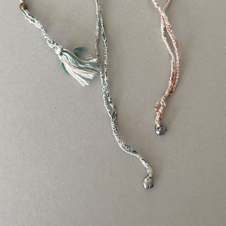 [ishi  jewelry] keshi pearl necklace / pips original