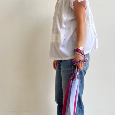 [pips]  Cotton Handwoven Hammock Bag / lavender