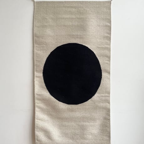 [ARTE ZAPOTECO]  “Eclipse” Wool Rug  /  78cm x 147cm