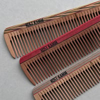 [KOSTKAMM]  Wooden Pocket comb / Wide / l7b
