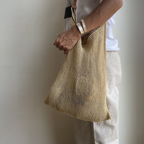 [pips]  Agave Market Bag  / Natural