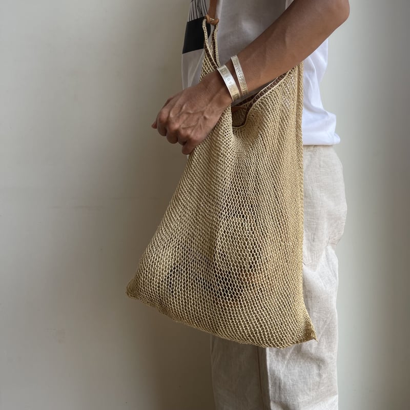 pips] Agave Market Bag / Natural | Que sera 