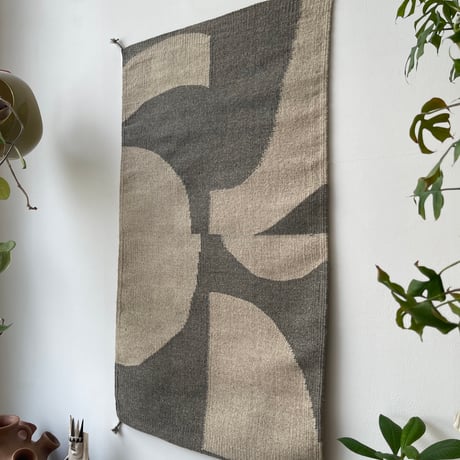[ARTE ZAPOTECO] Wool Rug "Abstract" 58cm x 99cm