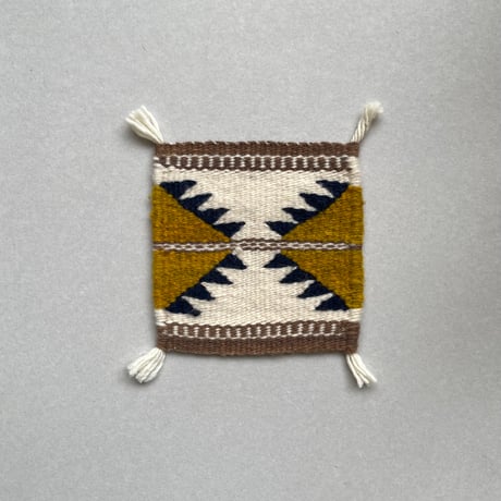 [ARTE ZAPOTECO] Wool Coaster / 12cm x 12cm