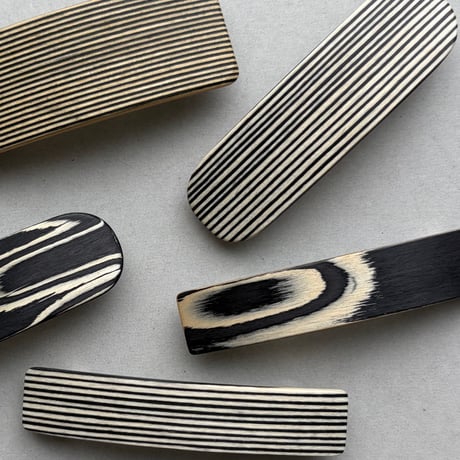 [KOSTKAMM] Natural Wood Hair Clip /  Pattern/9523p