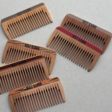 [KOSTKAMM]  Wooden Mini Pocket Comb /  19b