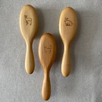 [KOSTKAMM]  Waxed Beech Wood Baby Brush