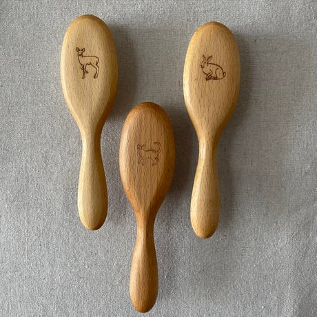 [KOSTKAMM]  Waxed Beech Wood Baby Brush