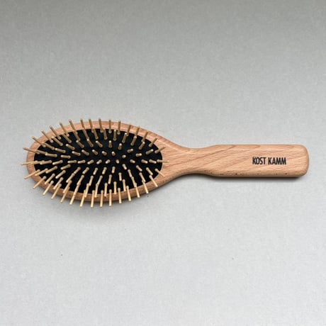 [KOSTKAMM]  Waxed Beech Wood Oval Hair Brush  / 21.5cm / オーバル型ブラシ / 4510