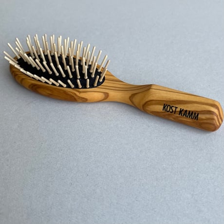 [KOSTKAMM]  Olive Wood Oval Hair Brush / 17.5cm / オリーブウッド  オーバル型ブラシ / 4527