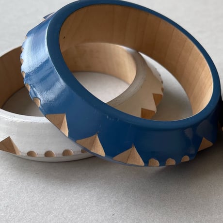 Hand carving wood bracelet from Oaxaca Mexico
