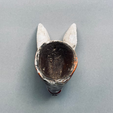 古い木彫りのお面 うさぎ / Old Wood Rabbit Musk from Hidalgo MEXICO