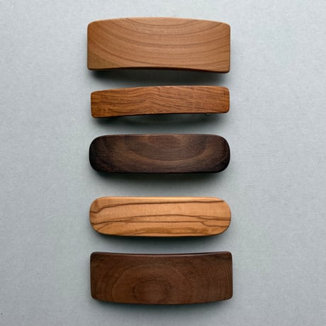 [KOSTKAMM] Natural Wood Hair Clip 8cm/9503