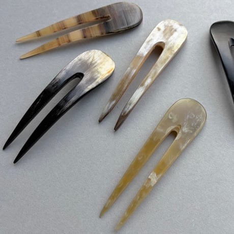 [KOSTKAMM]   Horn Hair Sticks / Short / 9431