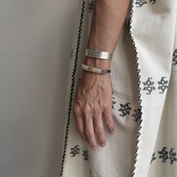 [ishi jewelry]  gonul collection / middle /  silver bangle