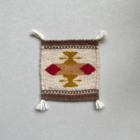[ARTE ZAPOTECO] Wool Coaster / 12cm x 12cm