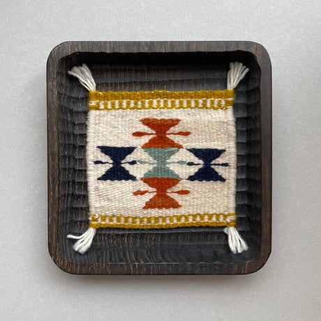 [ARTE ZAPOTECO] Wool Coaster / 12cm x 12cm