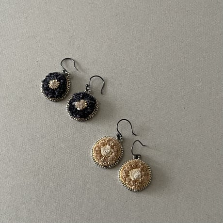 [ishi  jewelry] Cajonos collection /earring / low silk