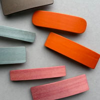 [KOSTKAMM] Natural Wood Hair Clip 6cm/9524