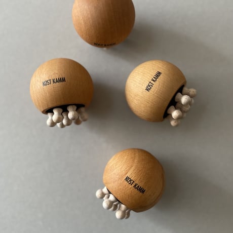 [KOSTKAMM]  Wooden Face massage ball