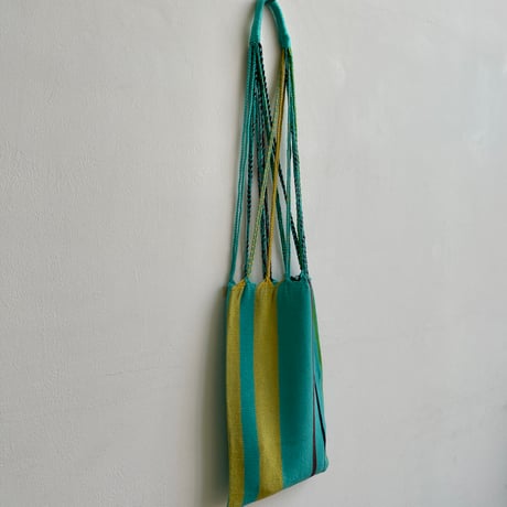 [pips]  Cotton Handwoven Hammock Bag / Green