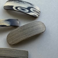 [KOSTKAMM] Natural Wood Hair Clip / Pattern / 10cm / 9521P